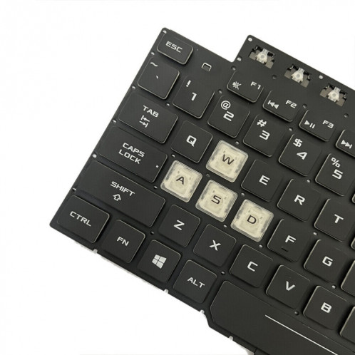 Pour Asus Gaming FX505D FX505DY FX505DD US Version clavier d'ordinateur portable rétro-éclairé (noir) SH501A1883-06
