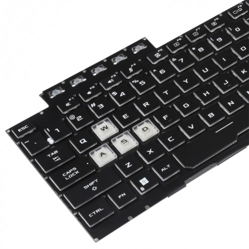 Pour Asus TUF Gaming F15 FX506 FA506 US Version clavier d'ordinateur portable rétro-éclairé (noir) SH401A1365-06