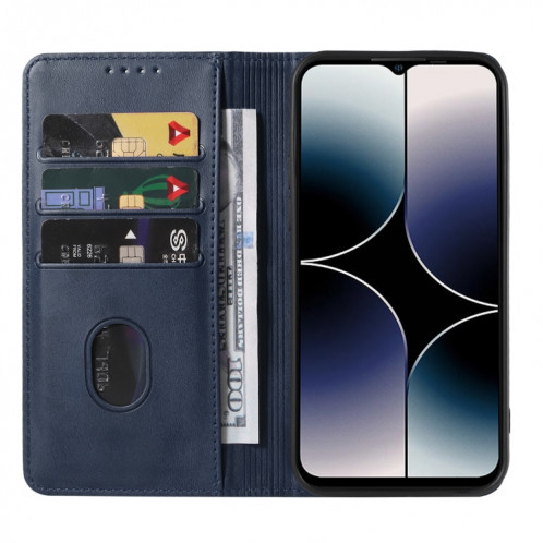Pour étui de téléphone en cuir à fermeture magnétique Ulefone Note 16 Pro (bleu) SH202B1492-08