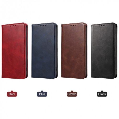 Pour étui de téléphone en cuir à fermeture magnétique Ulefone Note 16 Pro (bleu) SH202B1492-08