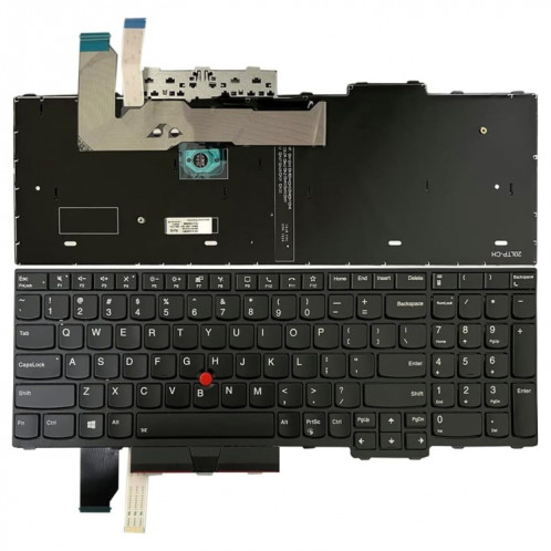 Pour Lenovo ThinkPad T15p Gen 1 20TN 20TM US Version clavier d'ordinateur portable rétro-éclairé SH6201121-06