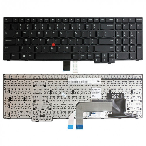 Pour le clavier d'ordinateur portable Lenovo IBM ThinkPad E570 E575 US Version SH63031309-07