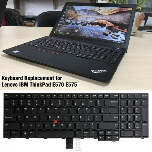 Pour le clavier d'ordinateur portable Lenovo IBM ThinkPad E570 E575 US Version SH63031309-07