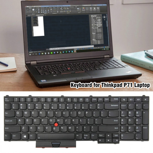 Pour Lenovo ThinkPad P50 P51 P70 P71 Version US clavier d'ordinateur portable SH630461-06