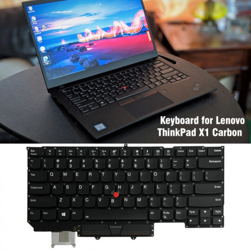 Pour le clavier d'ordinateur portable Lenovo ThinkPad X1C 2017 US Version SH63071317-04