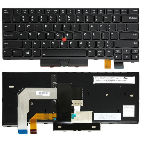 Pour Lenovo T470S/ThinkPad 13 2nd nouveau S2 2017 Version américaine clavier d'ordinateur portable SH6309384-06