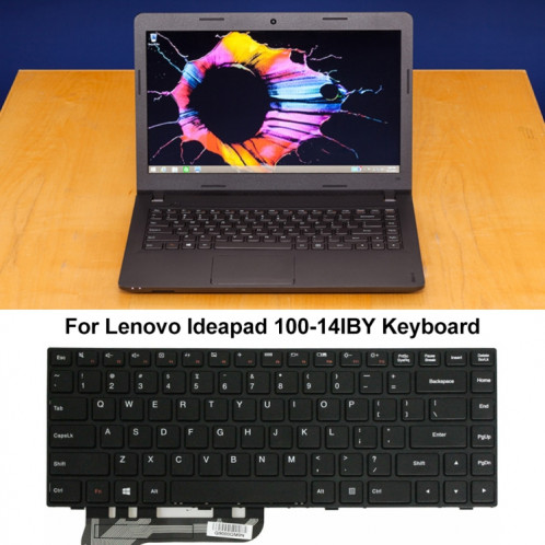 Pour le clavier d'ordinateur portable Lenovo IdeaPad 100-14IBY US Version SH6315262-07