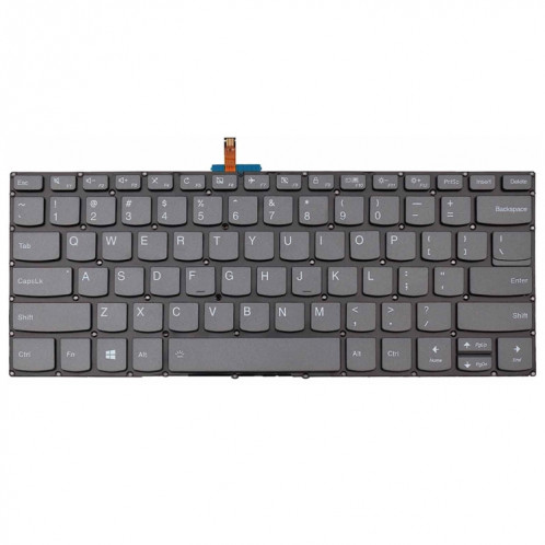 Pour Lenovo Yoga Flex 5-1470/Flex 5-1570 US Version clavier d'ordinateur portable rétro-éclairé SH64011357-06