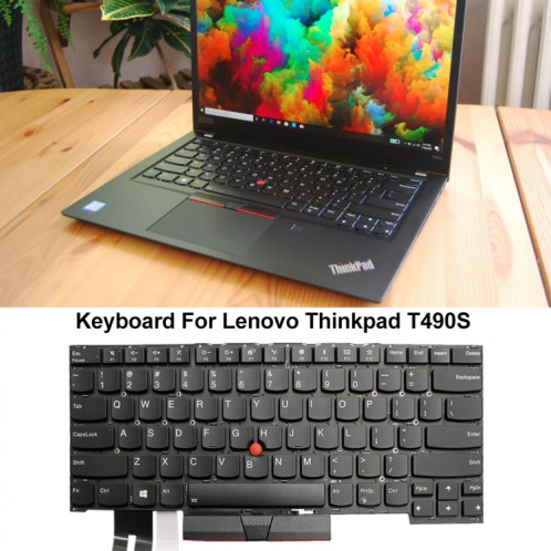 Pour Lenovo Thinkpad T490S T495S E490S Clavier d'ordinateur portable Version américaine SH6802287-06