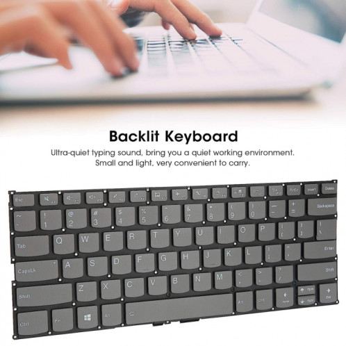 Pour Lenovo Yoga 730-13IKB / 730-13IWL US Version clavier d'ordinateur portable rétro-éclairé SH7401691-06