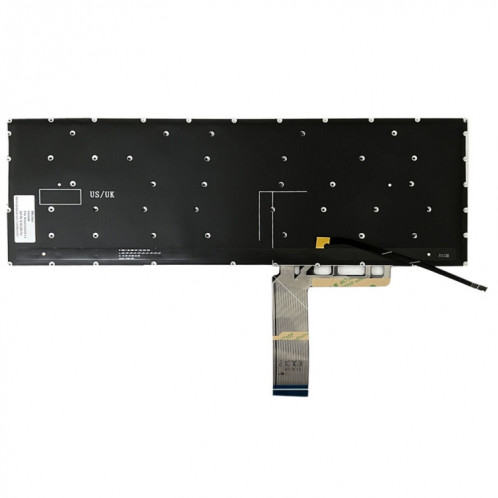 Pour Lenovo Yoga C740-15IML / C740-15 US Version clavier d'ordinateur portable rétro-éclairé SH74141395-06