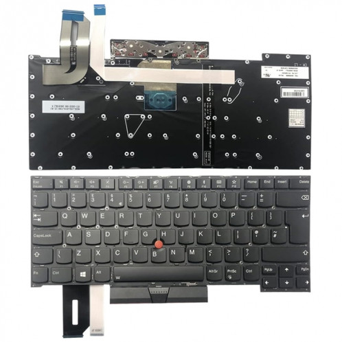 Pour Lenovo Thinkpad T490S 20NX 20NY clavier d'ordinateur portable Version britannique SH79011442-06