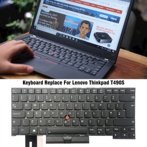 Pour Lenovo Thinkpad T490S 20NX 20NY clavier d'ordinateur portable Version britannique SH79011442-06