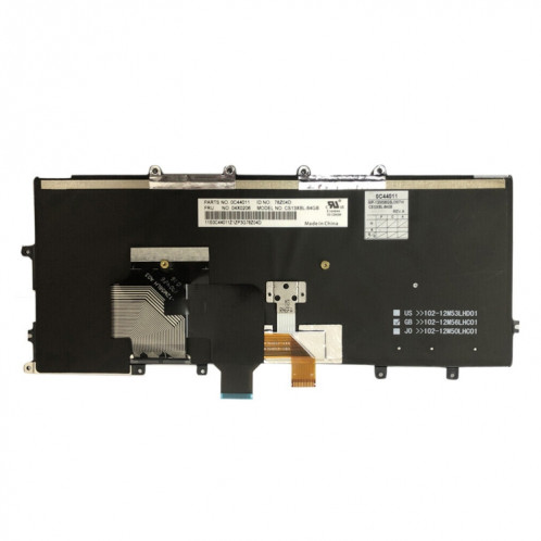 Pour Lenovo ThinkPad X240 X250 20AL 20 AM UK Version clavier d'ordinateur portable rétro-éclairé SH82021693-06