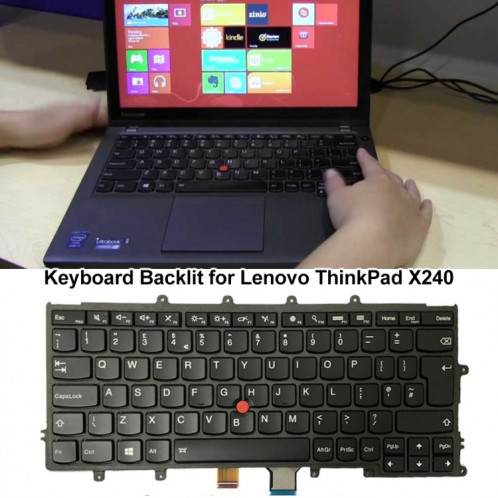 Pour Lenovo ThinkPad X240 X250 20AL 20 AM UK Version clavier d'ordinateur portable rétro-éclairé SH82021693-06