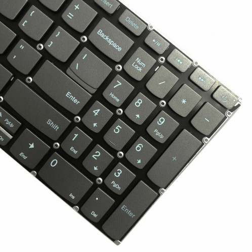 Pour Lenovo Ideapad 320-15ABR 320-15AST US Version clavier d'ordinateur portable rétro-éclairé avec clé de commutation SH8801633-06