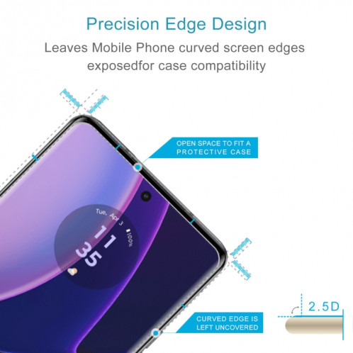 Pour Motorola Edge 2023, 10 pièces, Film en verre trempé 0.26mm 9H 2.5D SH90051619-06