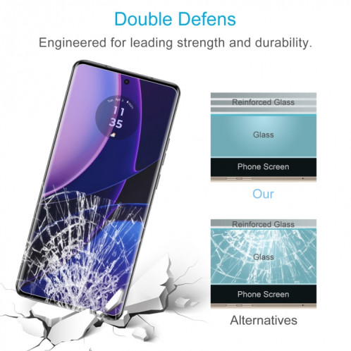 Pour Motorola Edge 2023 50pcs 0.26mm 9H 2.5D Film de verre trempé SH9105779-06