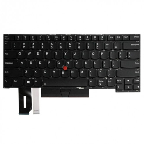 Pour Lenovo ThinkPad P1 X1 Extreme X1 English Enter Key Backlight Laptop Keyboard SH3901434-07