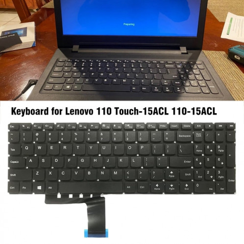 Pour clavier d'ordinateur portable Lenovo 110 Touch-15ACL / 110-15ACL SH4101124-05