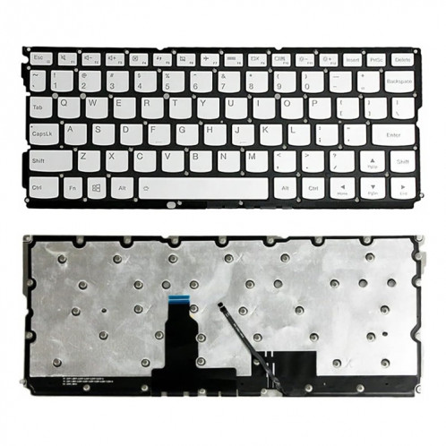 Pour clavier d'ordinateur portable Lenovo Yoga 900S-12ISK US Version (argent) SH601A12-07