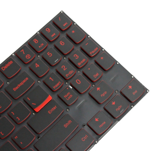Pour le clavier d'ordinateur portable rétro-éclairé Lenovo Y520 US Version (mot rouge) SH901A128-07