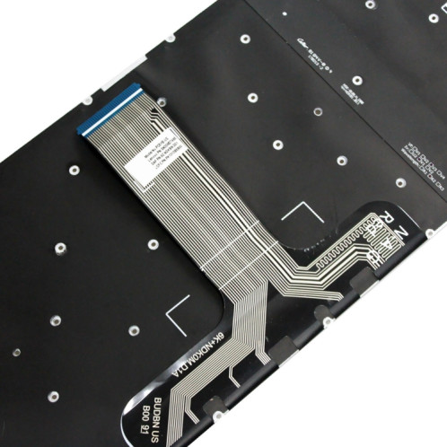 Pour le clavier d'ordinateur portable rétro-éclairé Lenovo Y520 US Version (mot rouge) SH901A128-07