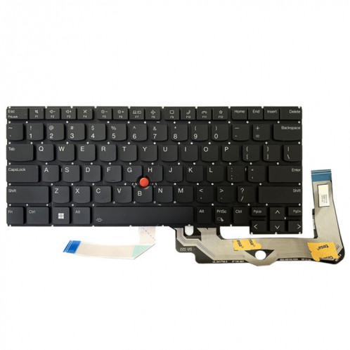Pour Lenovo ThinkPad T14s Gen 3 21BR 21BS US Version clavier d'ordinateur portable (noir) SH301A1886-06