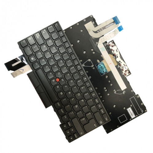 Pour Lenovo ThinkPad E480 / E495 / L480 Version Espagnole Clavier D'ordinateur Portable Rétro-Éclairé SH55011698-07