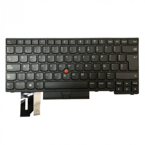 Pour Lenovo ThinkPad E480 / E495 / L480 Version Espagnole Clavier D'ordinateur Portable Rétro-Éclairé SH55011698-07