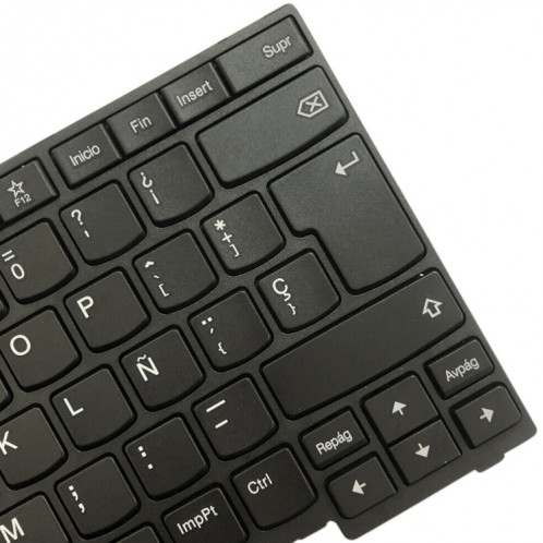 Pour Lenovo ThinkPad E480 / E495 / L480 Version Espagnole Clavier D'ordinateur Portable Rétro-Éclairé SH55011698-07