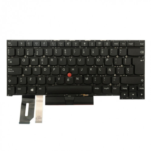 Pour Lenovo ThinkPad T490s / T495s Version espagnole clavier d'ordinateur portable rétro-éclairé SH5502518-06