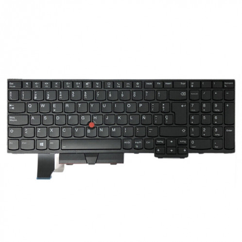 Pour Lenovo ThinkPad E580 / L580 / E585 Version Espagnole Clavier D'ordinateur Portable Rétro-Éclairé SH55031017-07