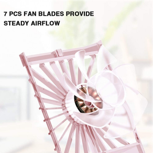 Ventilateur à lame cachée en forme de parfum portable (rose) SH001B351-09