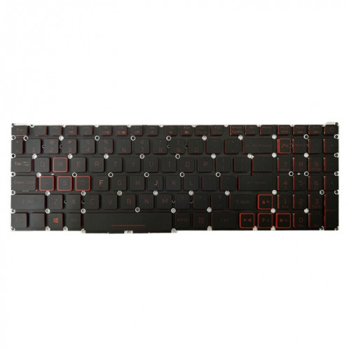 Pour Acer Nitro 5 AN515-43 US Version clavier d'ordinateur portable rétroéclairé rouge SH16021229-07