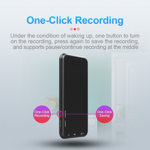 4 Go M15 Enregistreur vocal intelligent multifonction MP3 Hifi Sound Music Player Walkman SH54011431-012