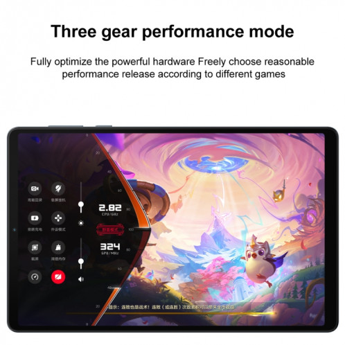 Tablette de jeu WiFi Lenovo LEGION Y700 2023 8,8 pouces, 16 Go + 512 Go, Android 13, Qualcomm Snapdragon 8+ Gen1 Octa Core (couleur titane) SL702A1688-016