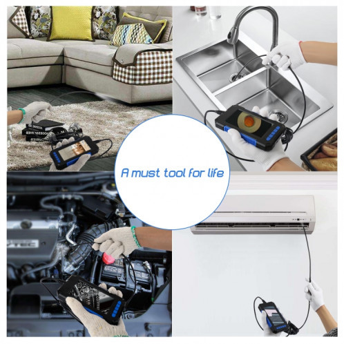 P40 5,5 mm HD bleu étanche portable intégré à écran vertical Endoscope industriel, longueur : 10 m (câble) SH703A1890-013