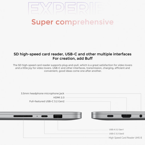 Ordinateur portable Xiaomi RedmiBook Pro 15 2022 15,6 pouces, 16 Go + 512 Go, Windows 11 Home Version chinoise, AMD Ryzen 7 6800H Octa Core RTX2050 Graphiques discrets (Gris Starlight) SX501A862-014