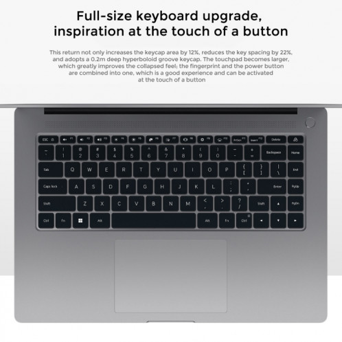 Ordinateur portable Xiaomi RedmiBook Pro 15 2022 15,6 pouces, 16 Go + 512 Go, Windows 11 Home Version chinoise, AMD Ryzen 7 6800H Octa Core RTX2050 Graphiques discrets (Gris Starlight) SX501A862-014