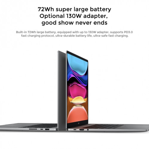 Ordinateur portable Xiaomi RedmiBook Pro 15 2022 15,6 pouces, 16 Go + 512 Go, Windows 11 Home Version chinoise, AMD Ryzen 7 6800H Octa Core RTX2050 Graphiques discrets (Gris Starlight) SX501A862-014