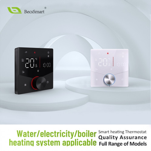 BHT-009GBLW Chauffage électrique WiFi Smart Home LED Thermostat (Noir) SH402A1387-013