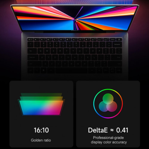 Ordinateur portable Xiaomi Book Pro 14 2022, 16 Go + 512 Go, écran tactile 14 pouces Windows 11 Home Version chinoise, Intel 12e génération Core i5-1240P Integrated Graphics (Gris) SX501A1456-021