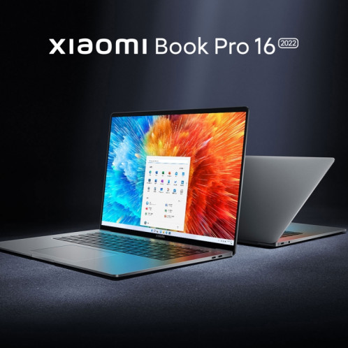 Ordinateur portable Xiaomi Book Pro 16 2022, 16 Go + 512 Go, écran tactile 16 pouces Windows 11 Home Version chinoise, Intel 12e génération Core i7-1260P RTX2050 Discrete Graphics (Gris) SX801A297-019