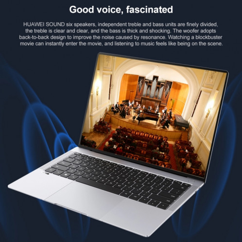 Ordinateur portable HUAWEI MateBook X Pro, 16 Go + 512 Go, écran tactile 14,2 pouces Windows 11 Home Version chinoise, carte graphique intégrée Intel 12e génération Core i5-1240P (gris foncé) SH301A1679-015