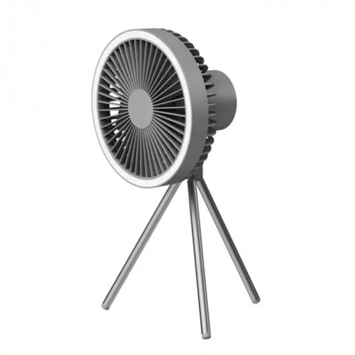 DQ212 10000mAh Outdoor Portable Camping Fan Tent Hanging Vertical Light (Noir Gris) SH601B1900-06