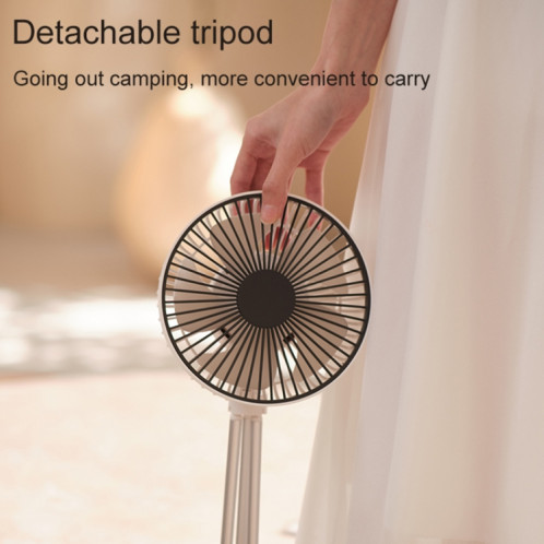 DQ213 4000mAh Outdoor Portable Camping Fan Tent Hanging Vertical Light (Noir Gris) SH701B131-08