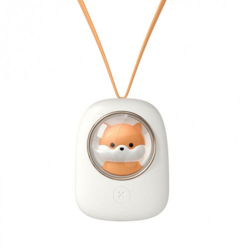M18 USB chargeant le ventilateur électrique silencieux de capsule d'espace de cou suspendu portatif (blanc) SH601A1469-07