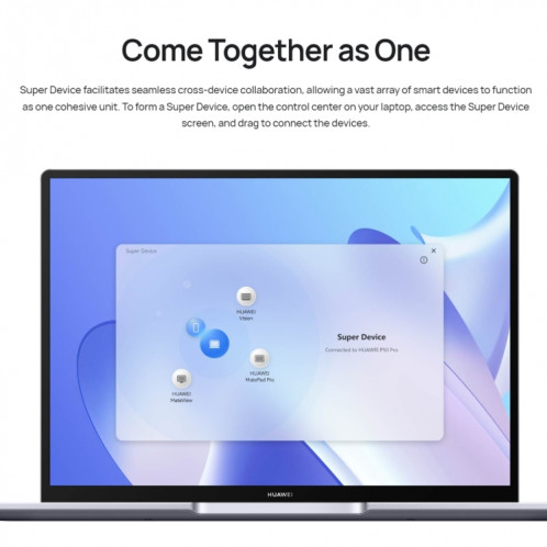 Ordinateur portable HUAWEI MateBook 14, 16 Go + 512 Go, écran tactile 14 pouces Windows 11 Home Version chinoise, Intel 12e génération Core i7-1260P Carte graphique intégrée (Argent) SH301B693-020