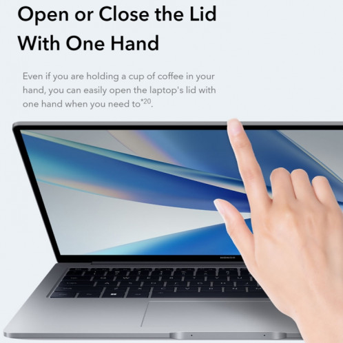 Ordinateur portable HONOR MagicBook 14 2022, 16 Go + 512 Go, 14 pouces Windows 11 Home Version chinoise, Intel 12e génération Core i5-12500H RTX2050 Discrete Graphics (Gris) SH201A1138-029